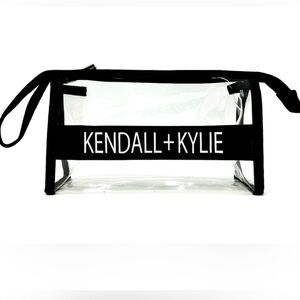 NEW!! Kendall + Kylie clear makeup bag